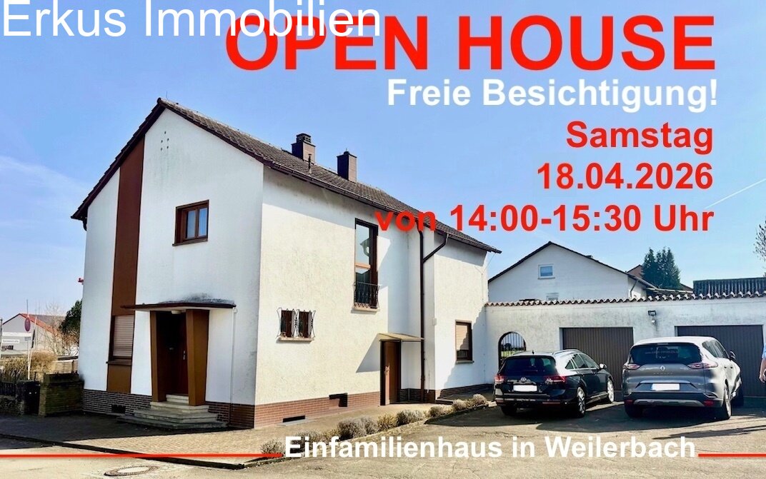 (FREIE BESICHTIGUNG: am 18.04.2024) Ihr Familienhaus in Weilerbach