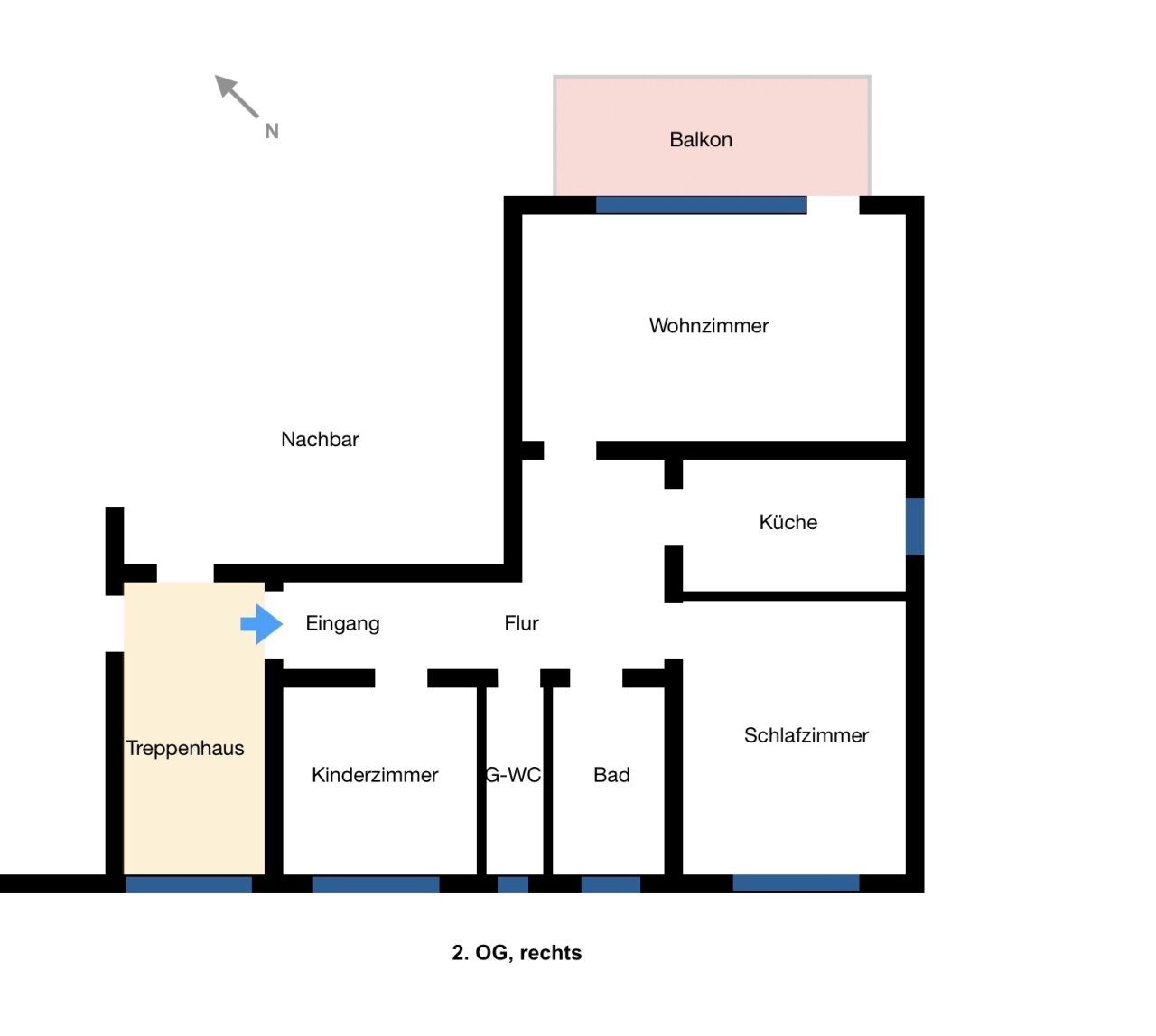 Gepflegte 3-Zimmer-Wohnung mit Balkon in Winnweiler