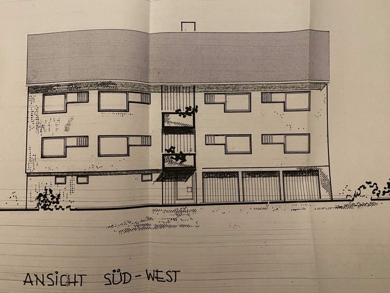 Plan Ansicht Strassenseite H10 Plan Ansicht Strassenseite H10