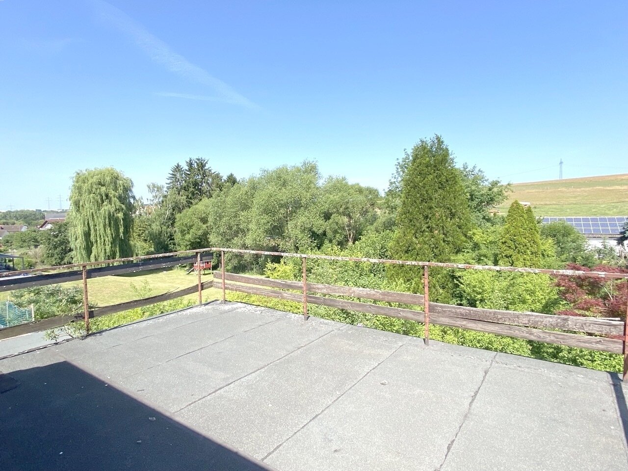Ausblick von der Terrasse Ausblick von der Terrasse