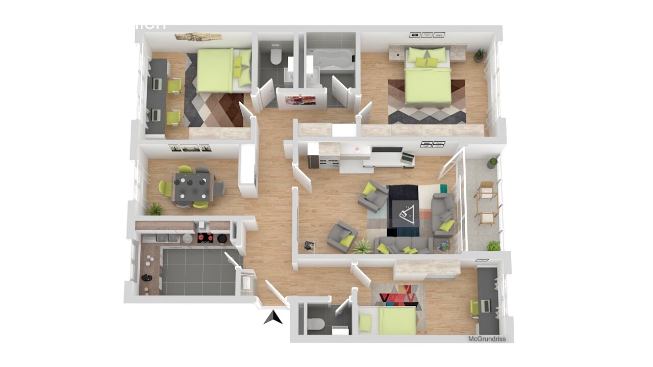 Kaiserslautern: Schöne 4,5-Zimmerwohnung im 1.OG, Balkon und Stellplatz  Kaiserslautern: Schöne 4,5-Zimmerwohnung im 1.OG, Balkon und Stellplatz