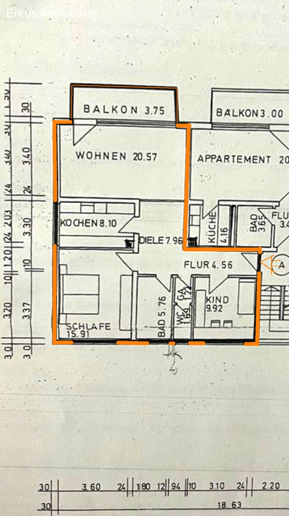 Grundriss 2. OG-links